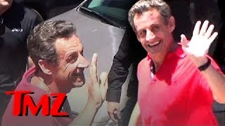 Nicholas Sarkozy Visits The Tmz Tour Tmz