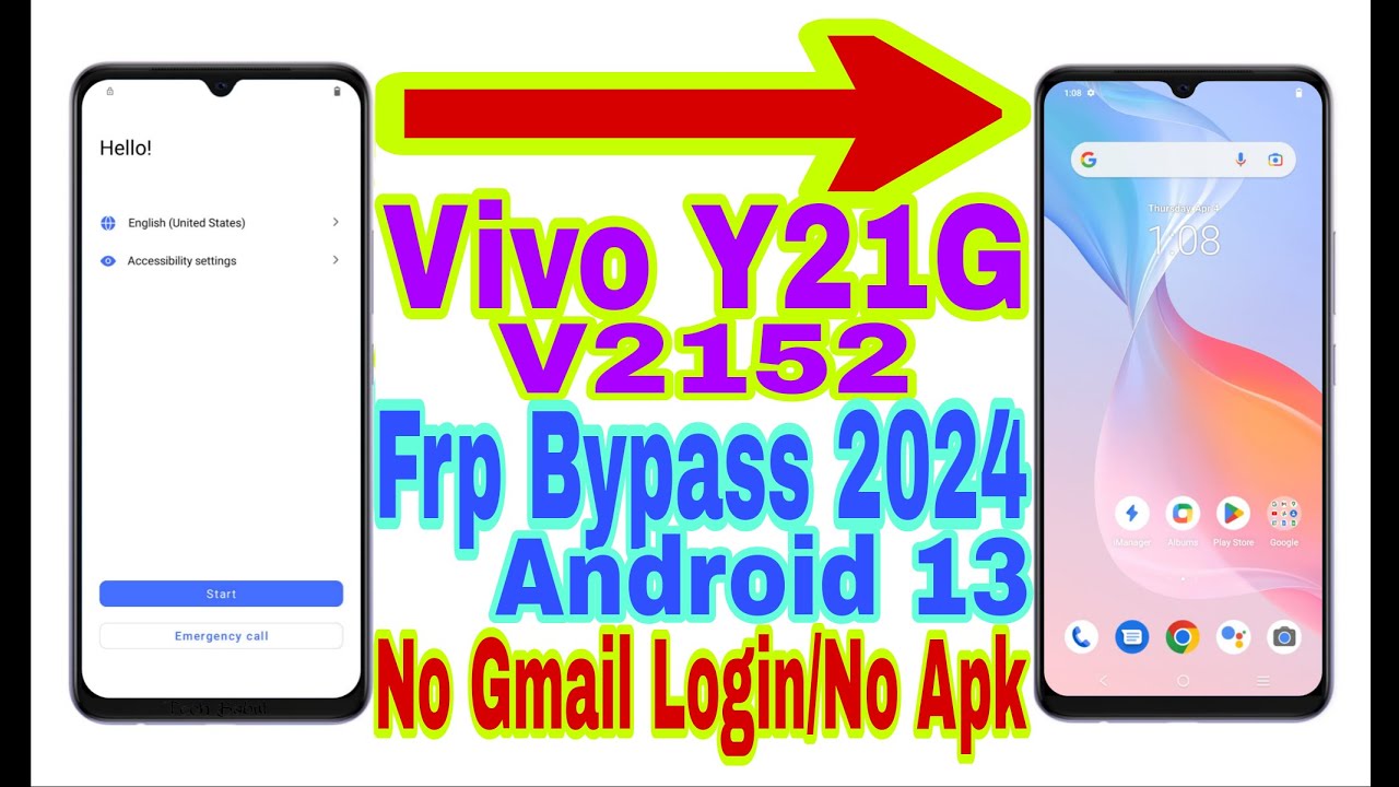 Vivo Y21G (V2152) Android 13 Frp Bypass | New Trick 2024 Vivo Y21G (V2152) Android 13 Frp Bypass | New Trick 2024