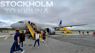Sas Scandinavian Airlines A320Neo Full Flight Stockholm To Kiruna