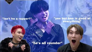 when han jisung confusing the whole industry (rapper,vocal,comedian)