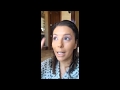 EVA LONGORIA DOING HER MAKE UP 3RD OCTOBER SNAPCHAT STORY