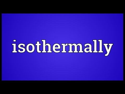 Header of isothermally