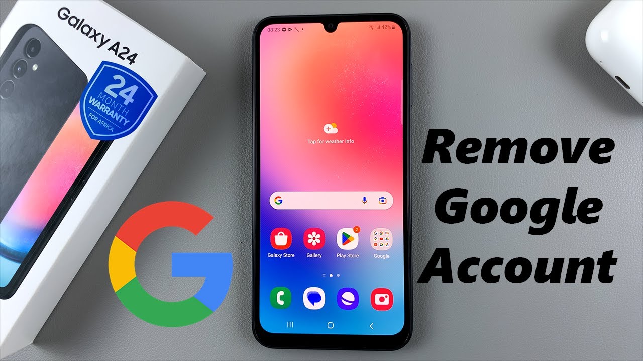 How To Remove Google Account On Samsung Galaxy A24 How To Remove Google Account On Samsung Galaxy A24