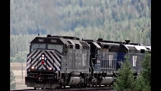 Family Engine Montana Rail Link Train Old Sp 5015 Whistle & Horn