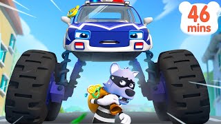 Super Police Truck is Catching a Thief | Vehicles for Children | Car Cartoon | K