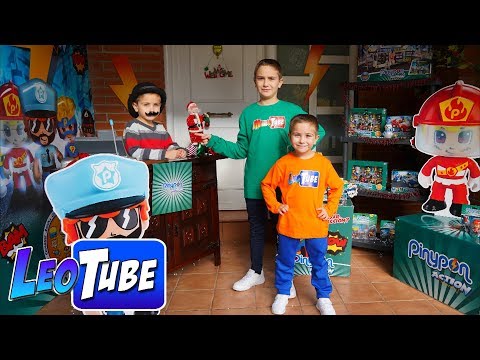 Esta Navidad Leo y Mikel visitan una tienda PinyPon muy Divertida