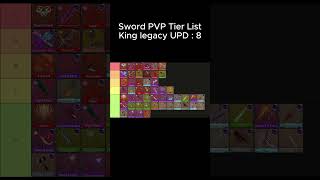 King Legacy Pvp Sword Tier List Update 8