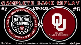 South Carolina Games Womens Basketball Vs. Oklahoma Sooners Wbb - 1192025 Full Game