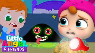 Don't Be Scared Of The Dark | Baby John | Little Angel And Friends Fun Education