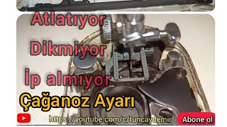 Makine neden ip almaz / Makine İp almıyor dikmiyor Singer yoknaz çağanoz ayarı/M