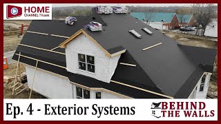 Episode 4 - Installing the Home Exteriors | New House Building - Construction Series