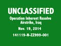 Airstrike against an ISIL Ammunition Bunker, Nov. 19, near Bayji, Iraq