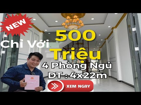 Bán Nhà Bình Chánh 2021 - Chỉ với 500 triệu sở hữu ngay căn nhà (ngân hàng hỗ trợ 50-70%) DT:4x22m