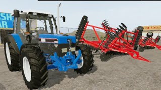 Farming simulator 20 [Ford 40er traktör &İH490 diskli tırmık paketi]
