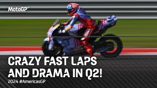 The Incredible Last 5 Minutes Of #Motogp Q2! 🤯 | 2024 #Americasgp