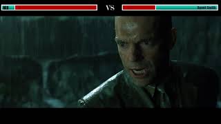 The Matrix Revolutions 2003 Final Battle With Healthbars 33 Edited By Healthbar Man