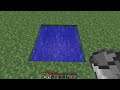 Minecraft Tips and Tricks - Water Buckets - infinite water source - Water scaling