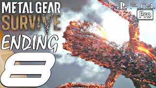 Metal Gear Survive - Gameplay Walkthrough Part 8 - Ending & Final Boss Fight (Full Game) PS4 PRO