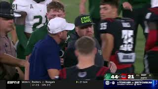 Usf Coach Alex Esh Brushes Off Fau Coach Tom Hermans Handshake After The Bulls Blow Out The Owls