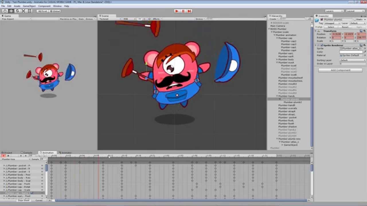 Как сделать спрайтовую анимацию в unity Как сделать спрайтовую анимацию в unity