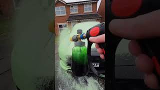 Tesla Foam Cannon Asmr 👌 #Shorts #Detailing #Tesla