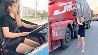 Female Truck Driver Xiaoyu Delivering Fresh Watermelons Across The City Part 3
