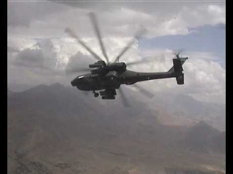 AH-64 in action kabul afganistan part.1