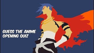 Guess the Anime opening Quiz (Easy)
