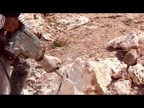 howto break limestone cara mecah batu kapur gaes