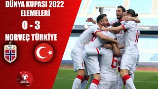 Norveç 0 - 3 Türkiye | Maç Özeti HD | 2022 Dünya Kupası Elemeleri
