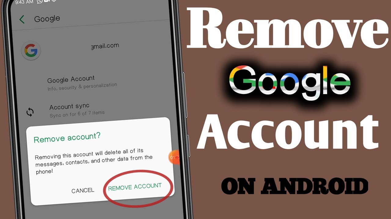 How To Remove Google Account From An Android |Remove How To Remove Google Account From An Android |Remove