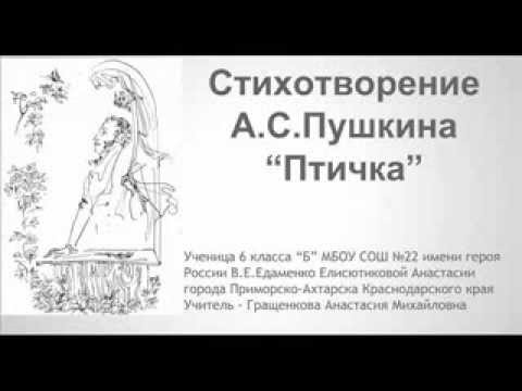 О чем стих пушкина птичка божия не знает О чем стих пушкина птичка божия не знает