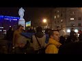 Донецкий евромайдан поет гимн Украины