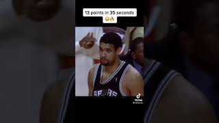 Tracy Mcgrady 13 Points In 35 Seconds
