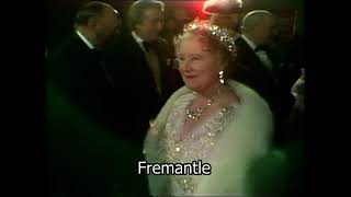 Royal Premiere Queen Mother Princess Alexandra Slipper And The Rose 1976