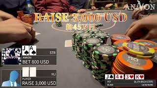 Nlh 10-20-40-80Usdajの3Betポット150万円Overのビックポット獲得を解説