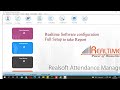 Realsoft Attendance Configuration || Realtime Biometrics ||Hifocus || Realtime software Installation
