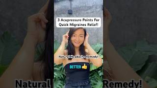 3 Best Acupressure Points For Immediate Migraine Relief Natural Headache Remedy