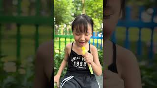Little Girls Kindness Buying Candy For Homeless Elderly