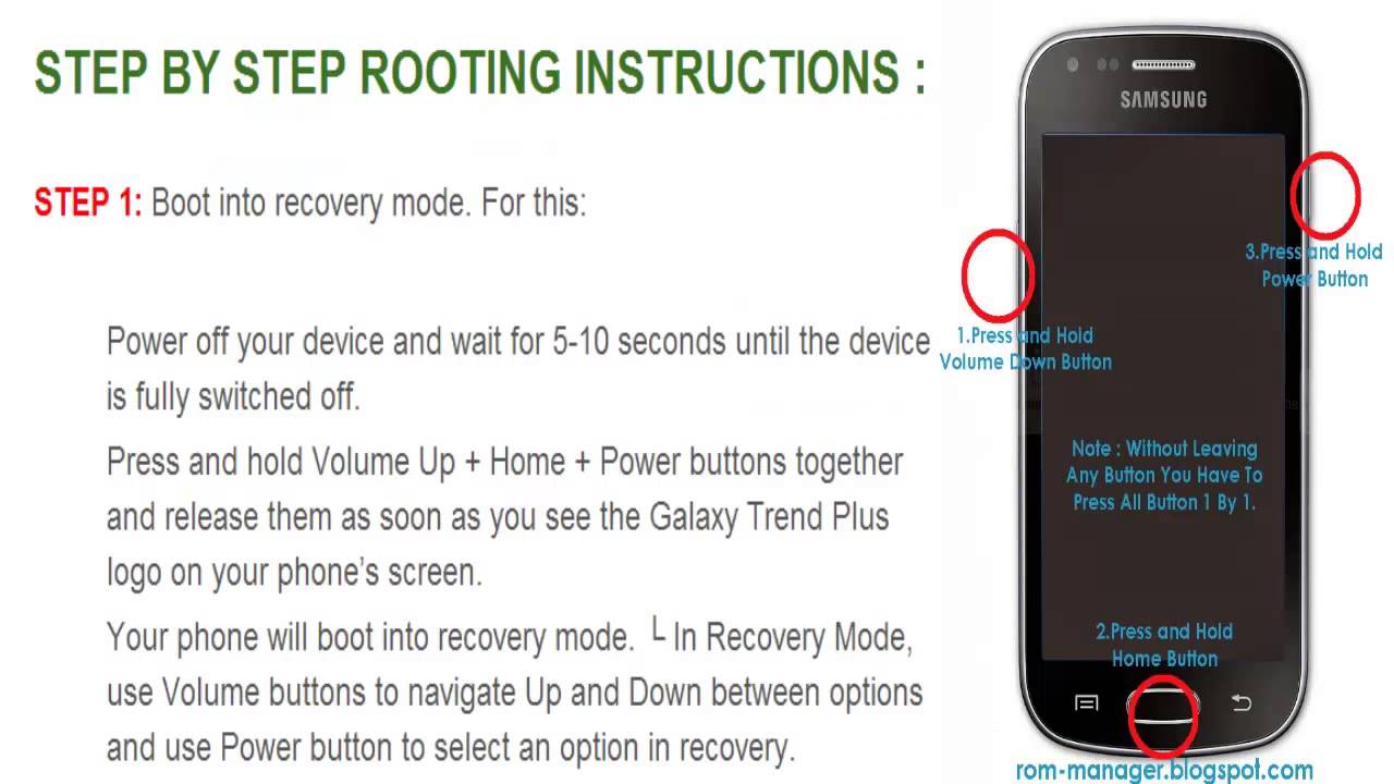 How To Root Samsung Galaxy Trend Plus GT-S7580 - YouTube