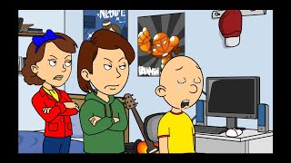 Caillou Robs The Bankgroundedpunishment