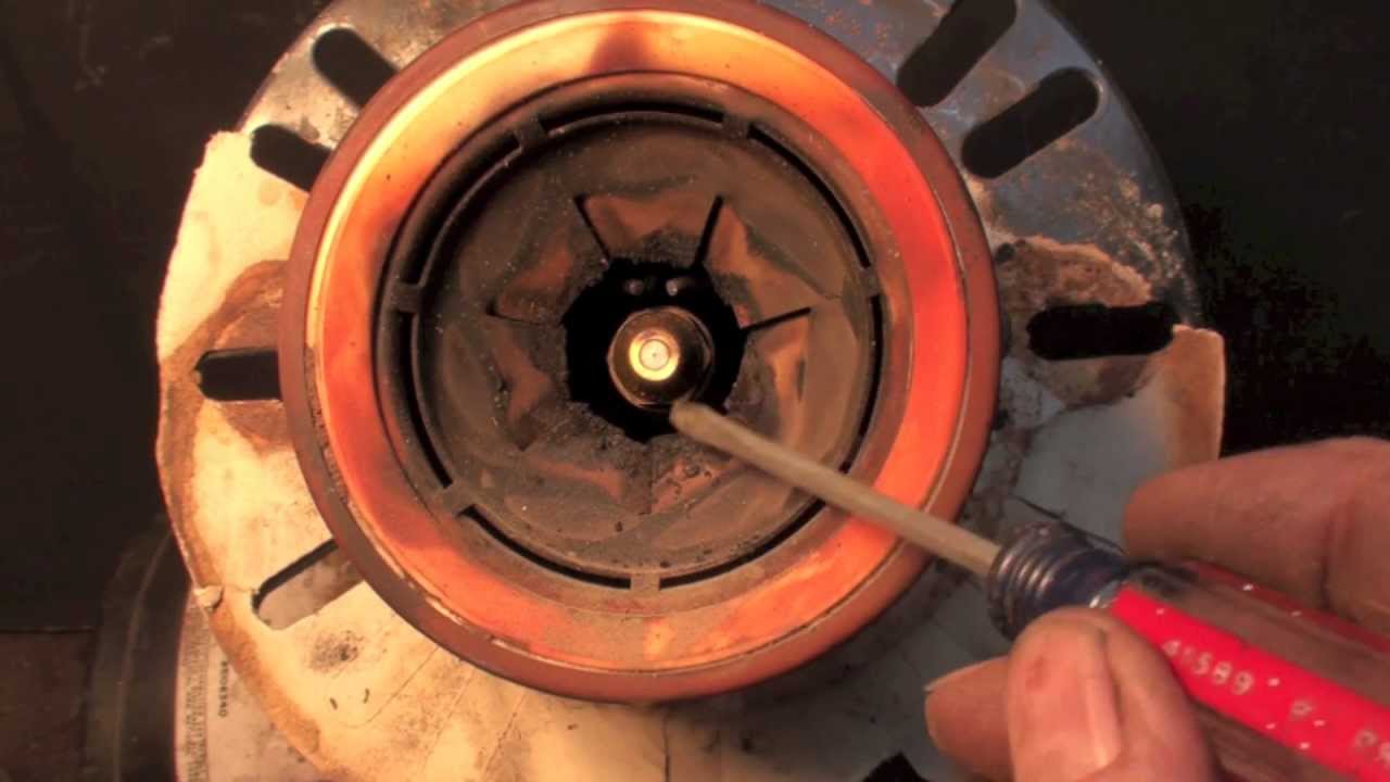 Oil burner gun depth adjustment - YouTube