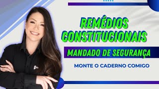 Remédios Consucionais - Mandado De Segurança Direito Consucional Adriane Fauth