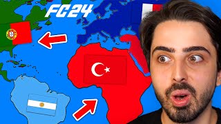 Tüm Dünyayi Hangi̇ Mi̇lli̇ Takim Ele Geçi̇recek? Fc 24 Hari̇ta Kapişmasi