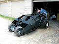 Cool Batmobile Tumbler go kart Test drive