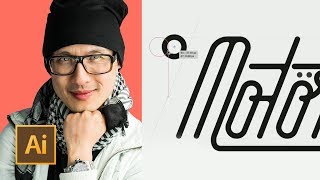 Logo Design Critique Custom Lettering. How To Draw Monoline M In Illustrator