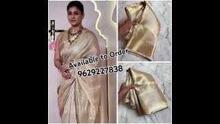 Jos Sarees.neeta Ambani Mam. Nayanthara Sarees. Order Available.rmi Fancy. Karamadai