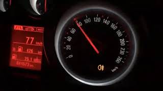 OPEL ASTRA J 1.6 CDTI ile gece yolculugu ve hiz testi (260 km)