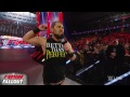 Curtis Axel reacts to his confrontation with Dean Ambrose - Raw Fallout - February 2, 2015