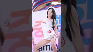 Japanese Cute Girl Dancing At Floor